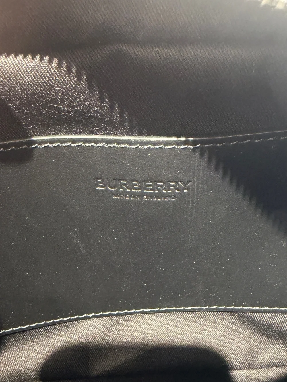 Burberry Black Check Crossbody Bag